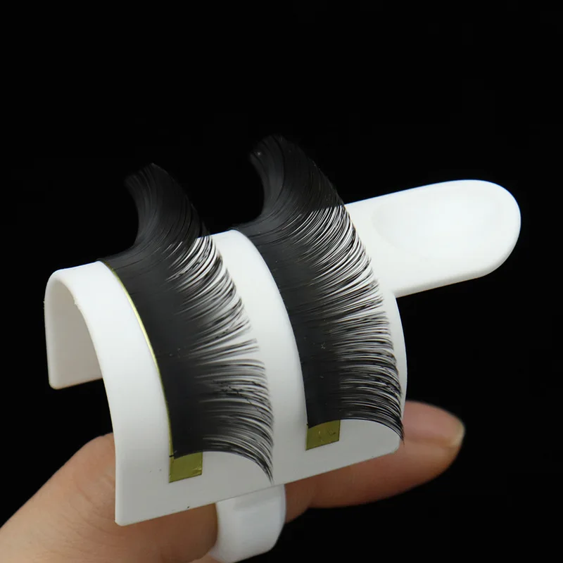 2019 Hot selling Disposable Plastic Glue Rings Holder Eyelash Extension Rings Adhesive Pigment Holders Finger Hand Beauty Tools