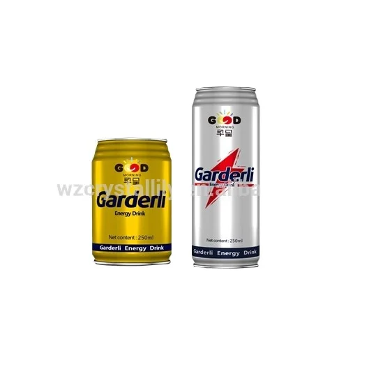 250ml  custom label  canned energy drink