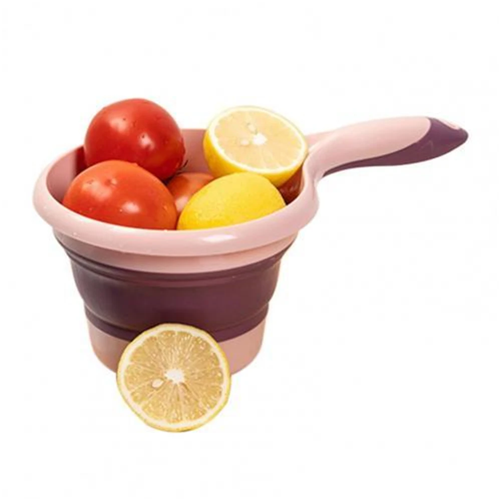 Fashion Products Supply Kitchenware Plastic Multi-Function Portable Spoon Creative Transparent PP Folding Water Scoop