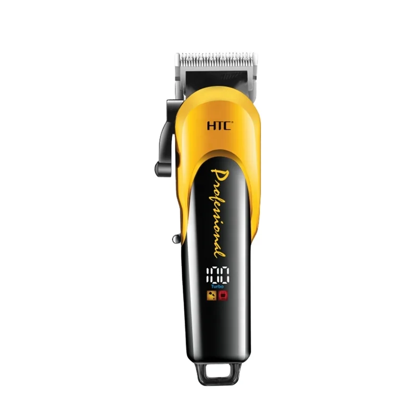 HTC CT-8082 Luxury digital display Hair Clipper professional Adjustable Lever Ceramic blade hair clipper barber