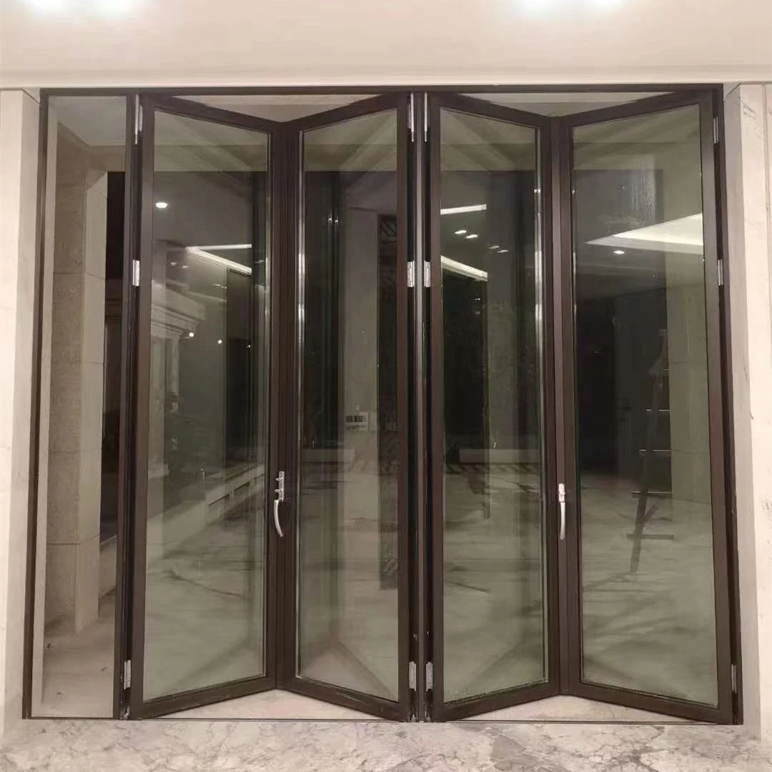 Global Popular High Wind Profiles Thermal Break 32 Inch Bifold Barn Door