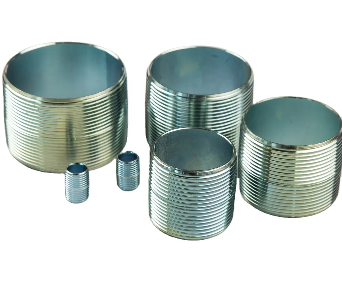 wiring tube accessory 1/2 inch size 1.97mm wall thickness IMC conduit nipple UL1242 metal pipe fittings
