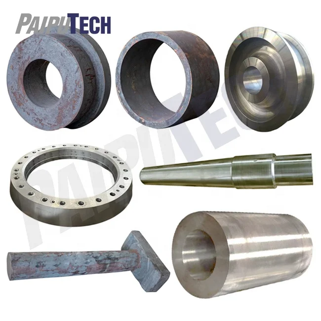 Custom forged steel large support rollers shaft Forged Connecting Rods