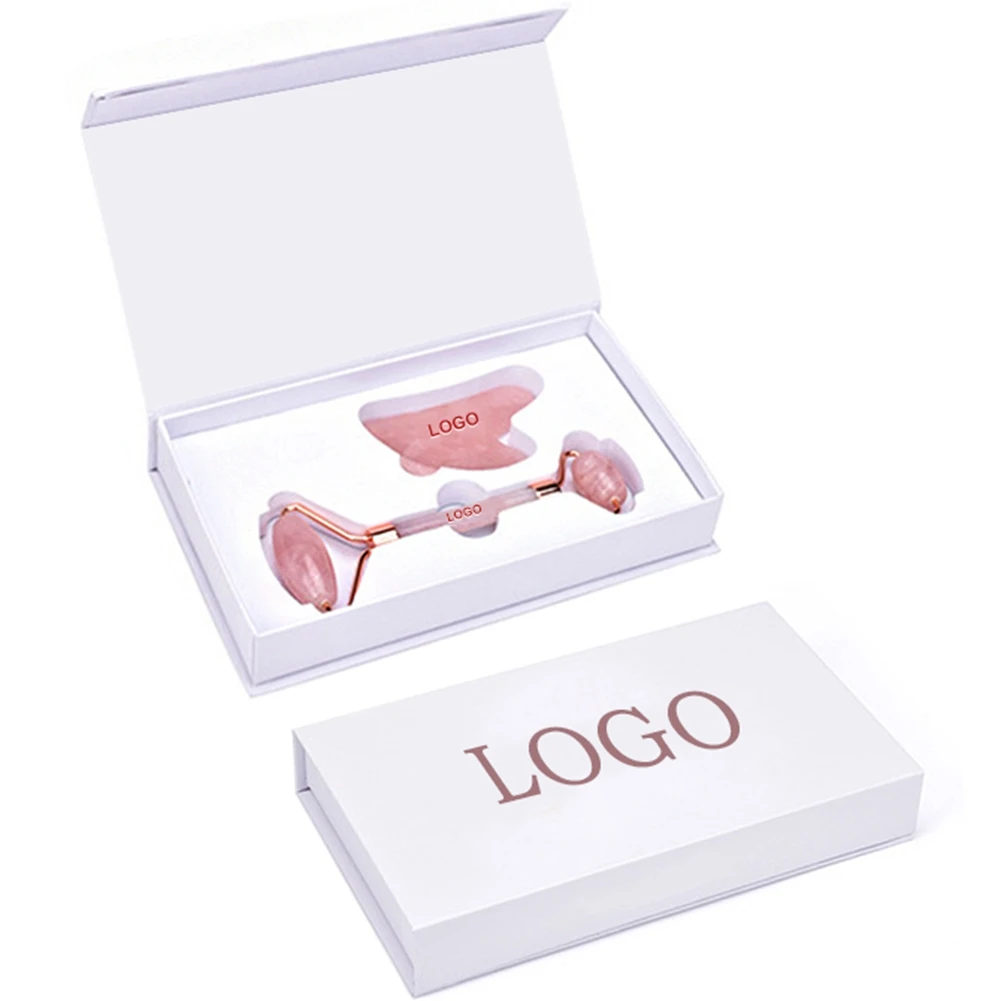 
Face Massage Kit China Dropshipping Natural Facial Massager Skin Rejunivation For Treatment Rose Quartz Anti Aging Jade Roller 