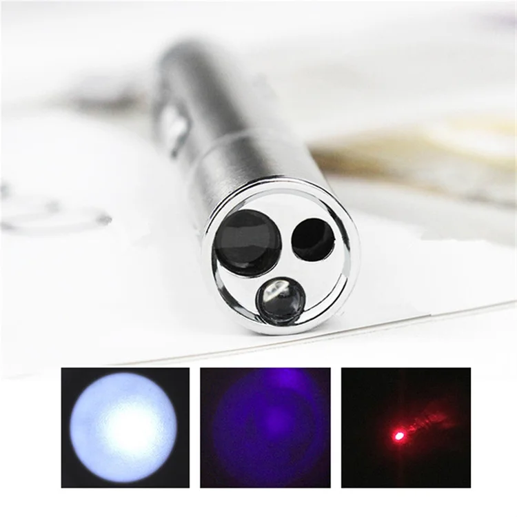Pet supplies USB rechargeable funny cat stick multi pattern pet color laser mobile interactive infrared