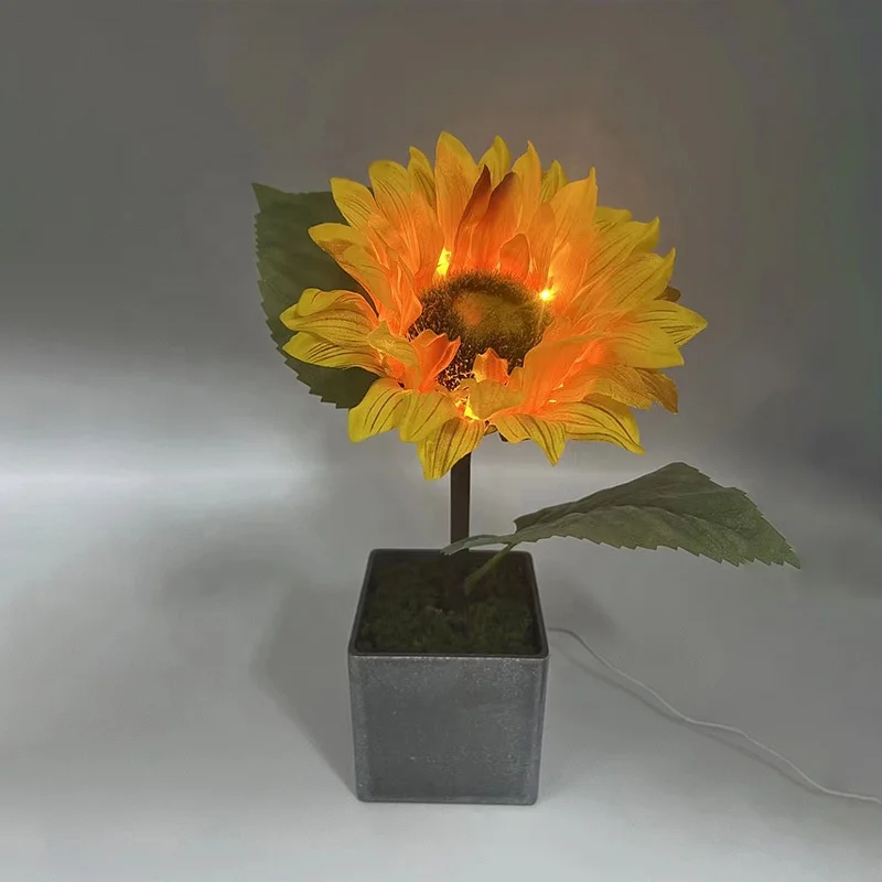 Настольная лампа для растений подсолнечника