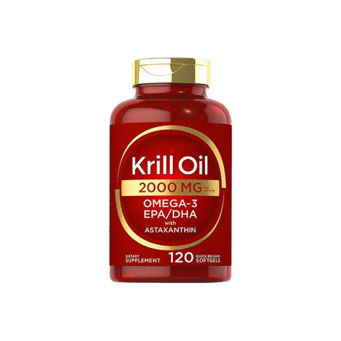 Free Brand Customized Future Bio Antarctic Krill Oil Softgels with Omega-3 EPA DHA Astaxanthin Phospholipids Softgels
