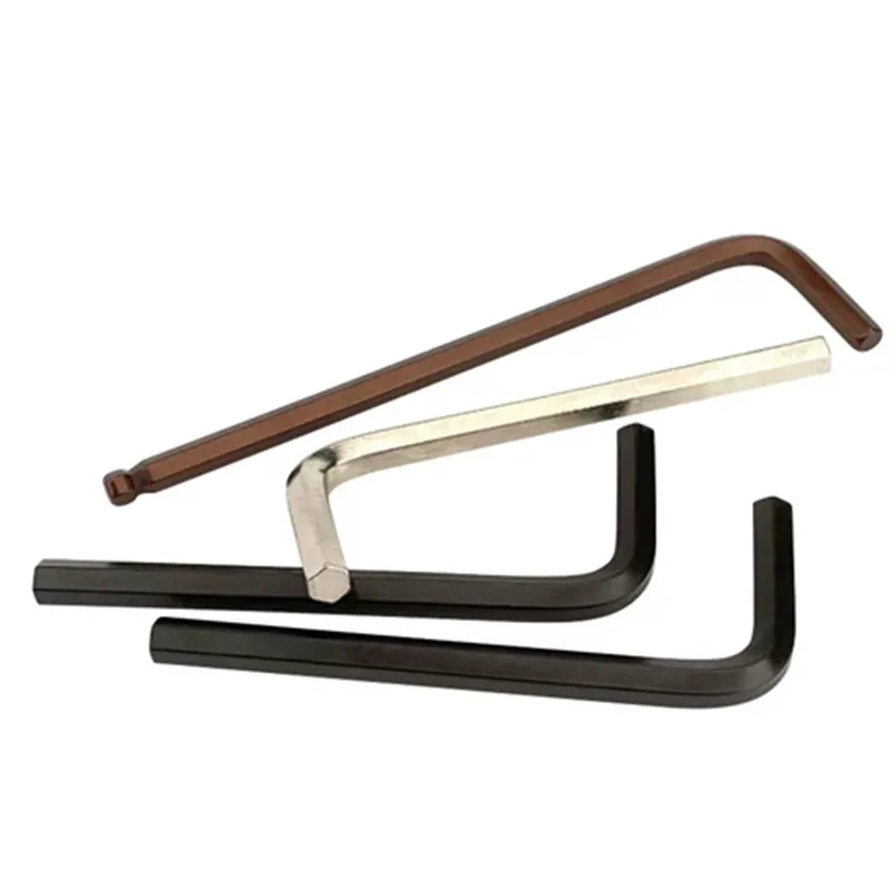 1.5mm-10mm Allen Key Wrench Set China Wholesale High Quality Steel Hex Wrench Nickel Plated Allen Hex Key of Hardware Tools