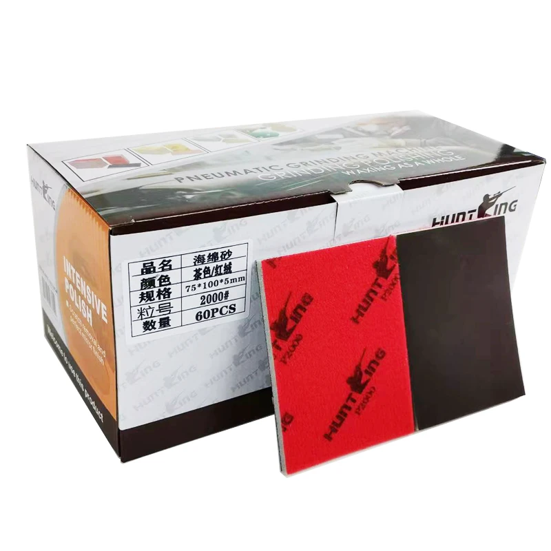 Sand Paper Foam 2000 Grit 6inch Ultra Fine Sand Sponge Abrasive Pads Soft Foam Sand Block Wet Dry Flexible Sanding Sponge