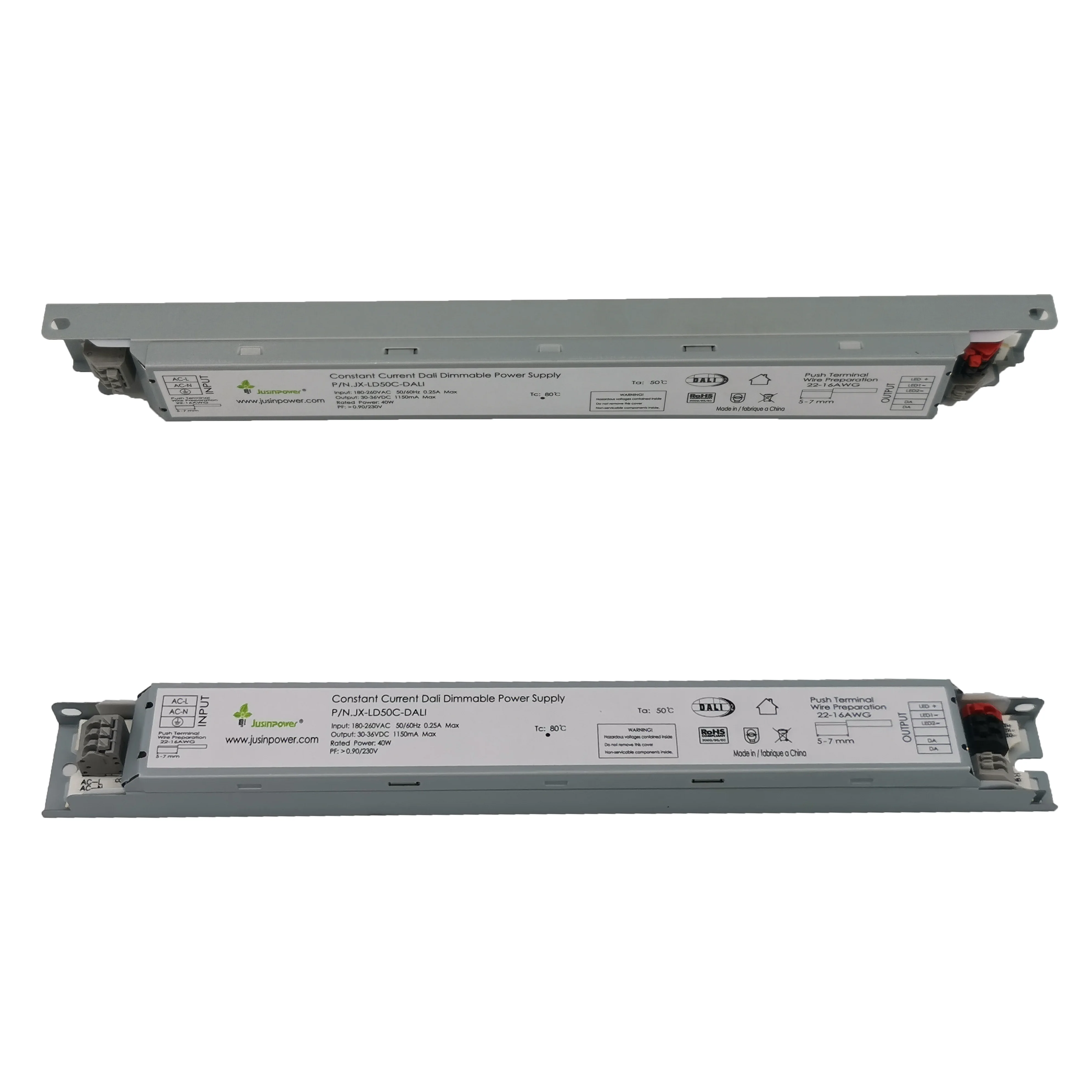 Factory LOW THD Constant Current Isolated dali Power Supply DT6 DT8 32w36w40W  controller tunable white dali-2 Dali Led Driver