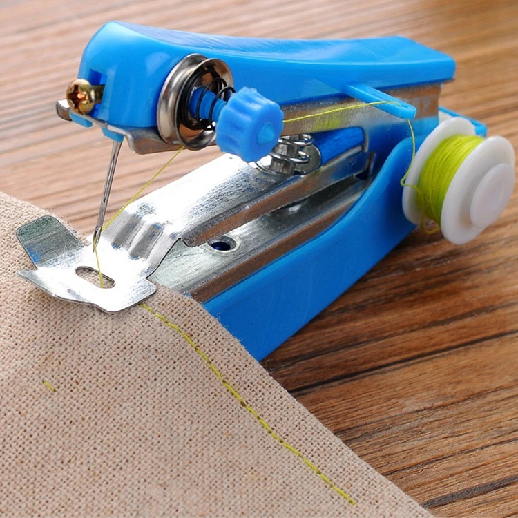 
Mini Sewing Machines Needlework Cordless Hand-Held Clothes Useful Portable Hand Stitching Machine Sewing 