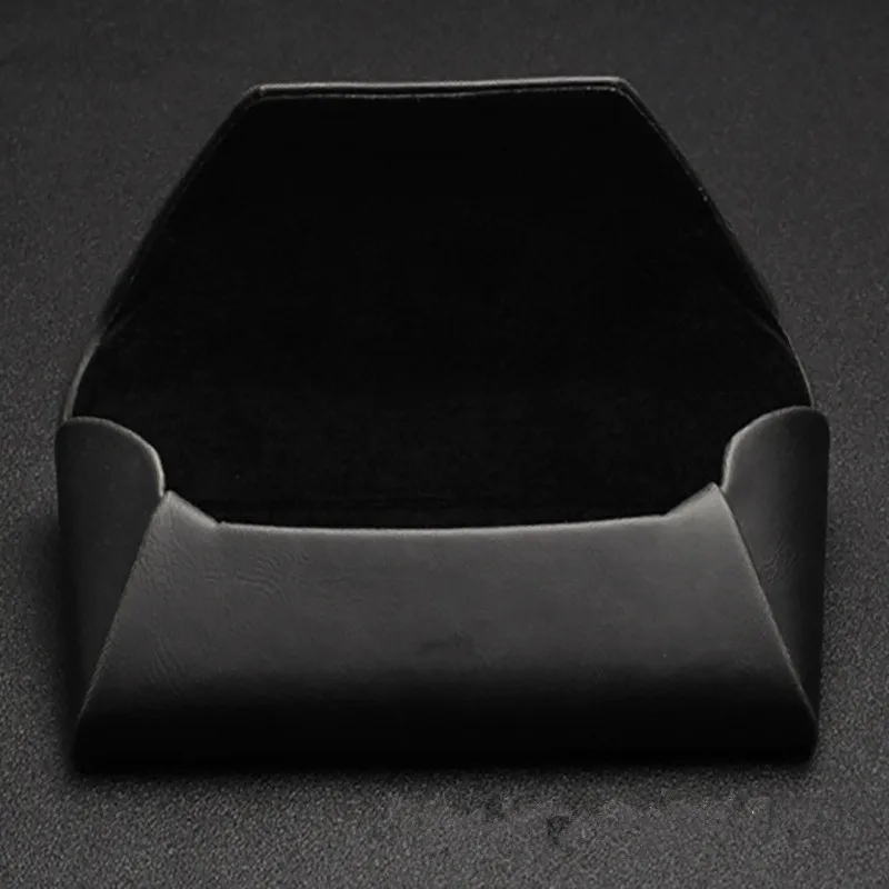 wholesale custom logo luxury leather sunglasses case handmade  crush resistance sunglass box packing