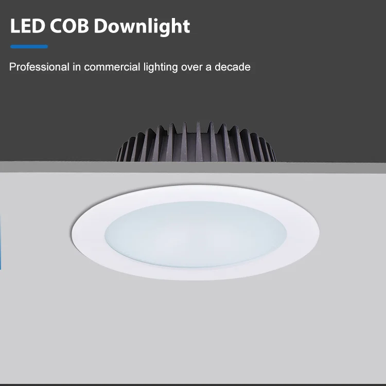 Cob Ceiling Spotlight  Dimmable Led Downlight 0-10V Tuya Recessed Downlight