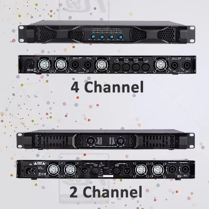 High power 2 Channels Class-D 1200WX2  professional amplifier D2012