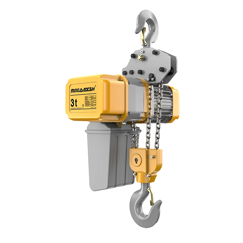 Chain G80 Dual speed electric hoist with hook fixed  5000kg  CE certification electric hoist with good prices hook