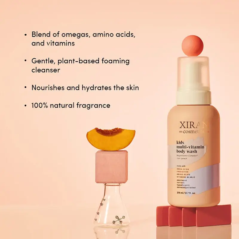 Private Label Body Wash for Kids with Amino Acid and Vitamin C Kid Baby Body Wash Bubble Bath