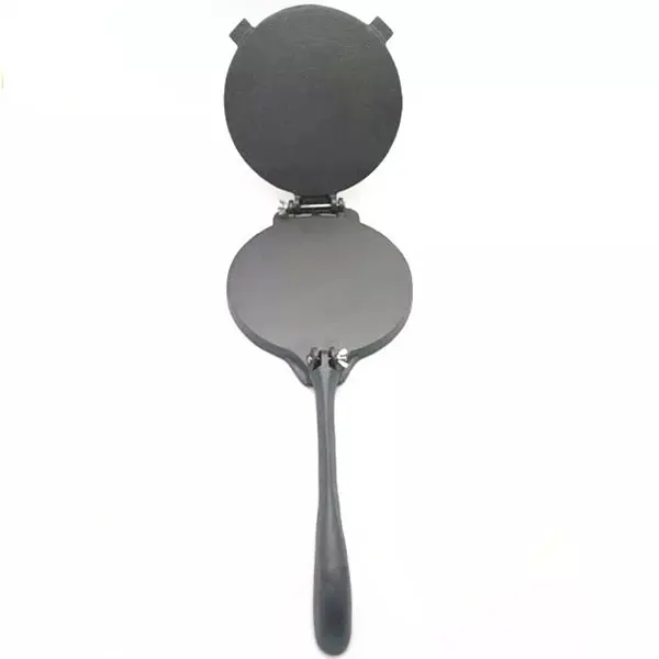 WZ CAST IRON COOKWARE -FACTORY PRICE Pre-seasoned Tortilla Press Tortilla Maker double sided 8 inch cast iron tortilla press
