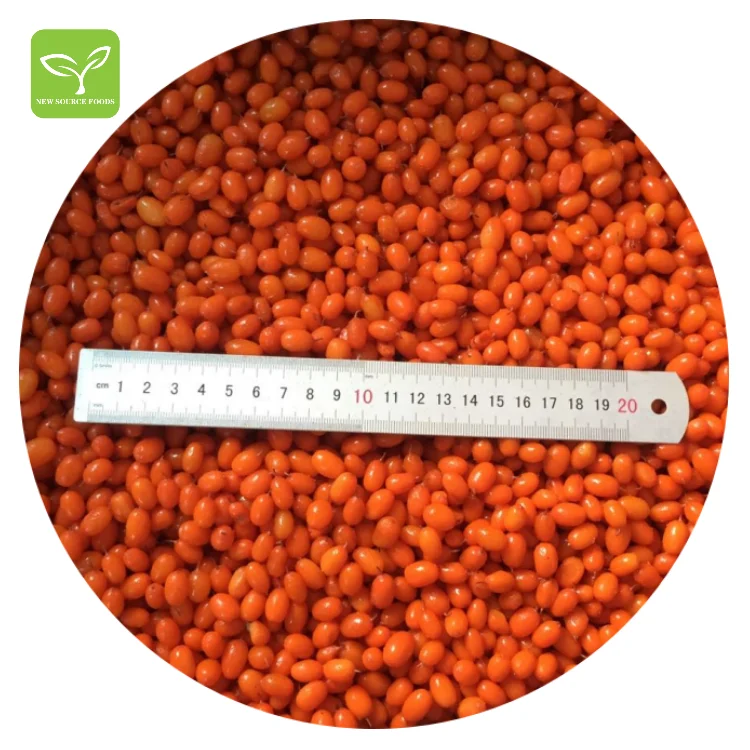 Berries Fruit Pulp Iqf Fresh Frozen Sea Buckthorn Price for wholesales in bulk
