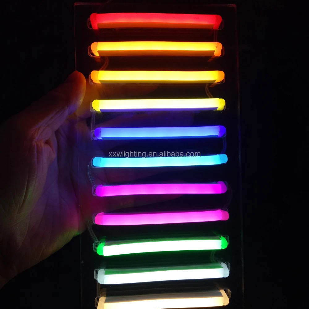 
factory supply silicone 6mm super slim neon tube rope lights 