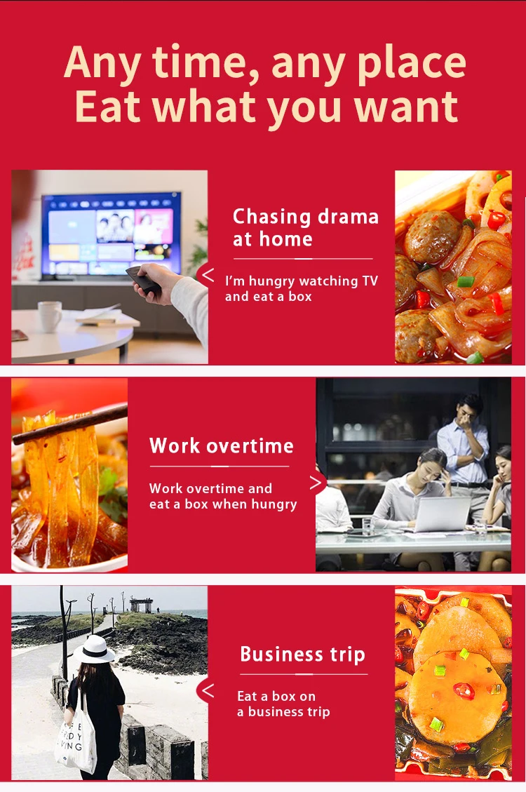 Baolading Best Price Superior Quality Wholesale Instant Food Self Heating Soup Small Hotpot Soup Base Mre