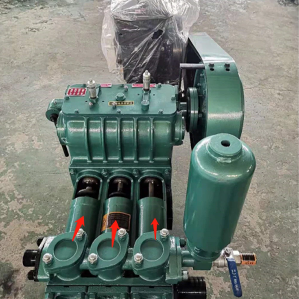 Factory BW450 Mud Pump With Cylinders For 300m 250mm 200mm Diameter Water Well Drilling Mud Pump