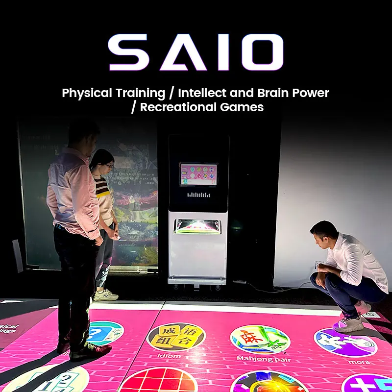 50 Game Multi Players All-in-one Interactive Floor Projection System for Playground