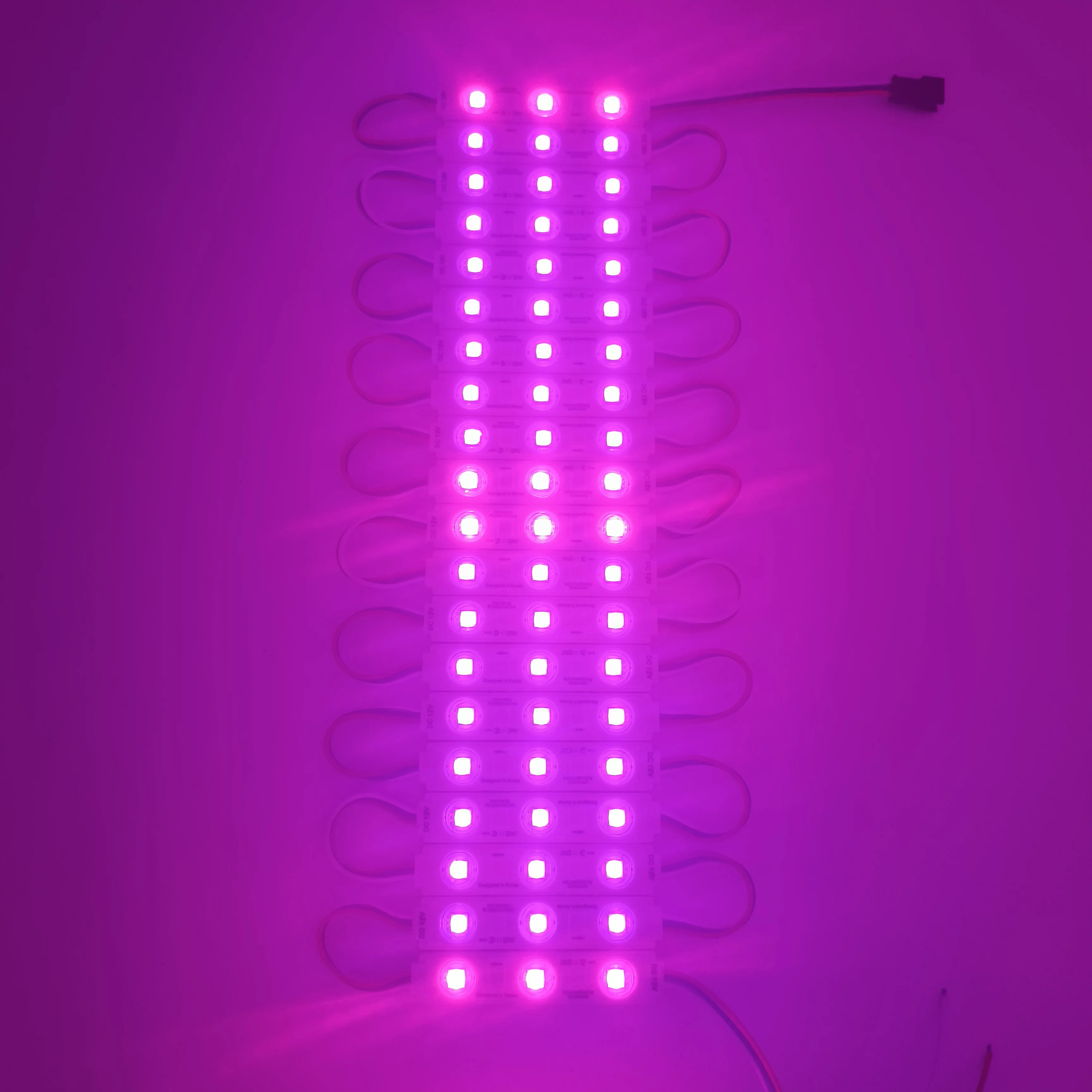 Czinelight Hot Selling Dc5v 12mm Ws2811 Ip68 Waterproof Addressable Rgb Seven colors of magic Led Module Led Light String Green