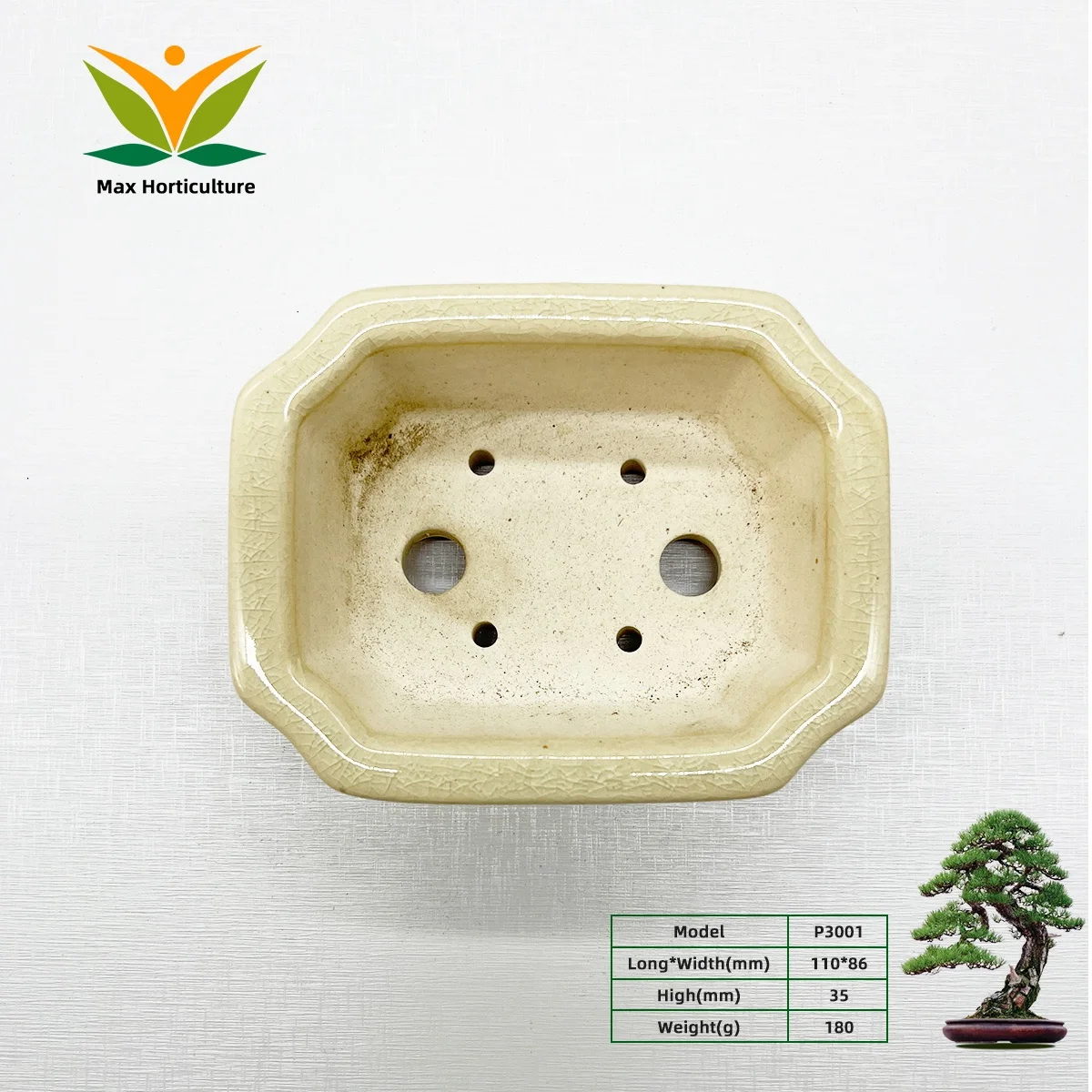 bonsai pots  flower pots bonsai Yixing Rectangular purple clay pots