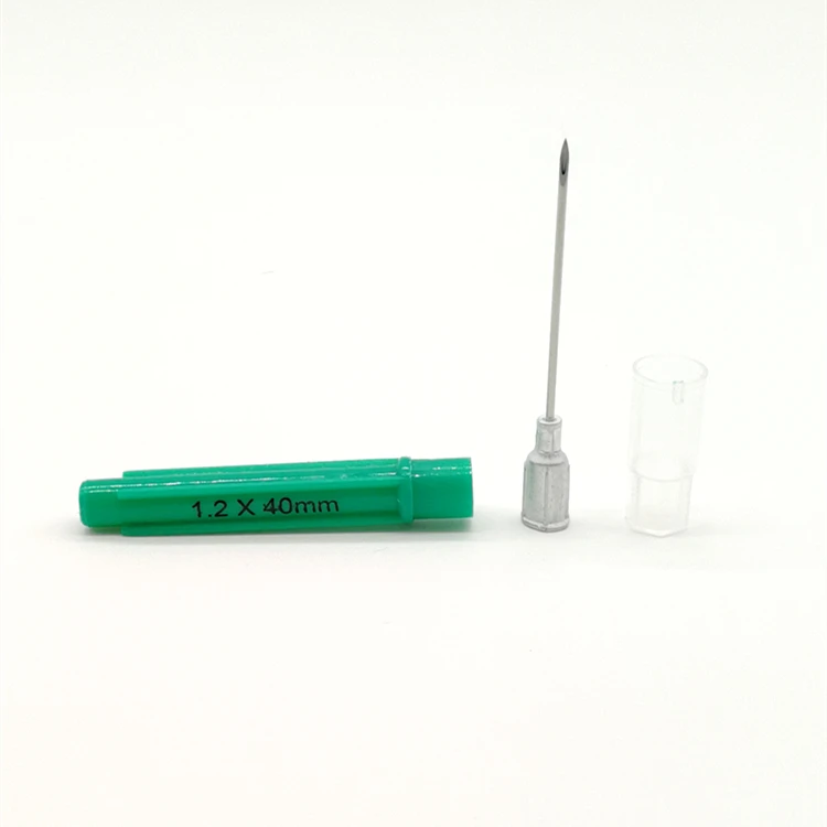 1.2mm*40mm Disposable Aluminium Hub Veterinary Needle
