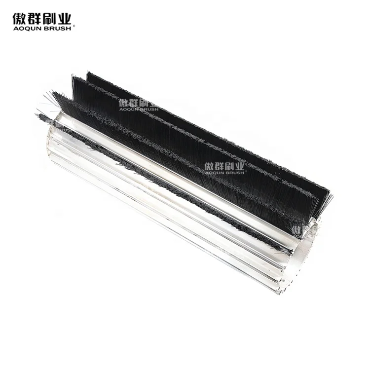 2 Rotating Brushes Washing Robot For Rooftop Solar Solar Photovoltaic Panel Cleaning Roller Brush  Solar Cleaning Panel Brushes