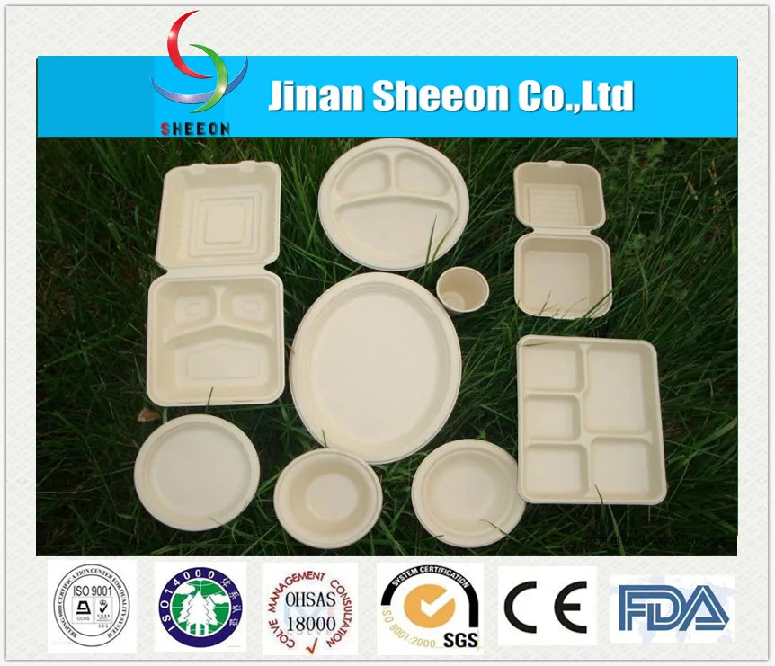 Original Environmentally Unbleached Bamboo Pulp used for food container and tissue paper