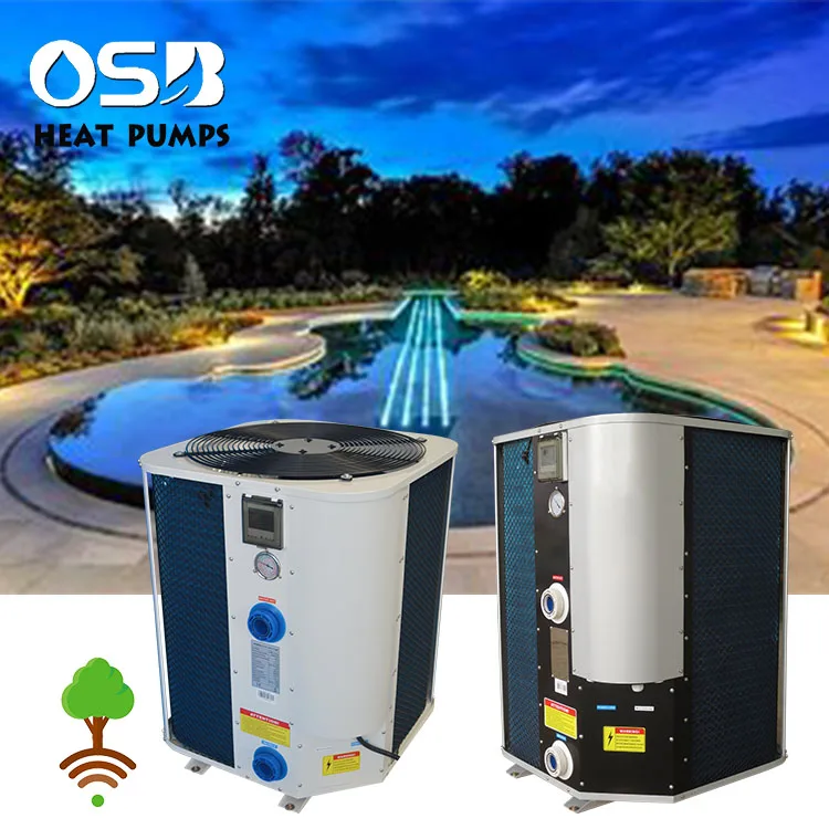 Pool Heat Pump and Circulation Pump R32 Swimming Pool Heat Pump Water Heater