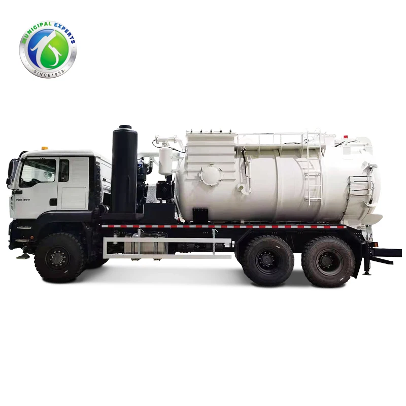 High quality 25ton 6x4 Vacuum dry powder Suction Truck Suction sand Truck