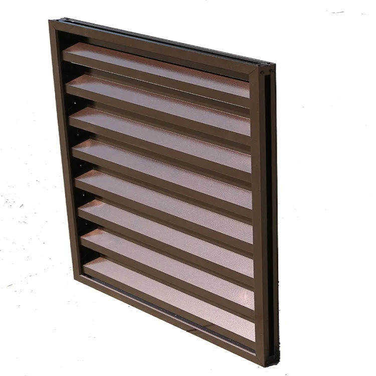 
BC001 Price Of Good Ventilation Aluminium Metal Louver Window 