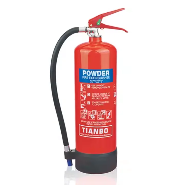 ABC Dry Powder Portable Fire Extinguisher EN3 Standard Compliant Automatic Car Fire Fighter with DCP Content