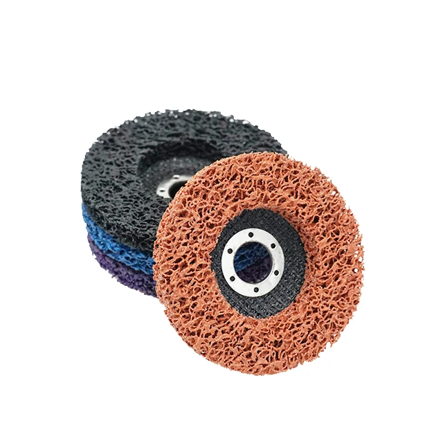 Абразивные Инструменты 100 мм фиолетовая черная полоса и чистая дисковая поли-диск для удаления краски очистки сварных