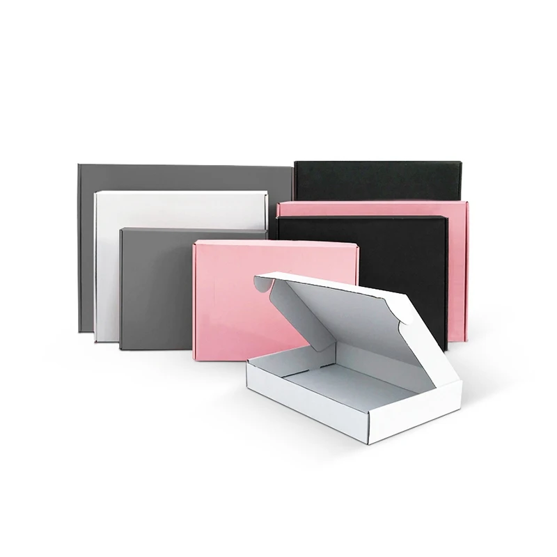 Оригинальная цветная коробка для рубашек, картонная коробка для рубашек и платьев, упаковка для рубашек из крафт-бумаги, гофрированная почтовая коробка