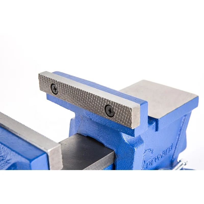 High quality low price bench vice 120 swivel base main screw hand tools utility bench vise