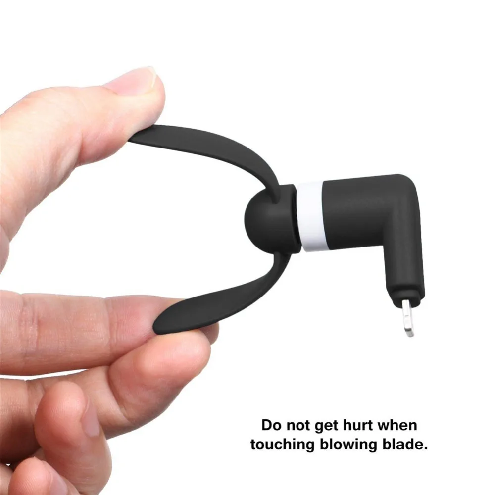 Top selling quality 2 in 1 usb fan ready stock micro usb cellphone fan for outdoor sports mobile cooling fan multi colors logo