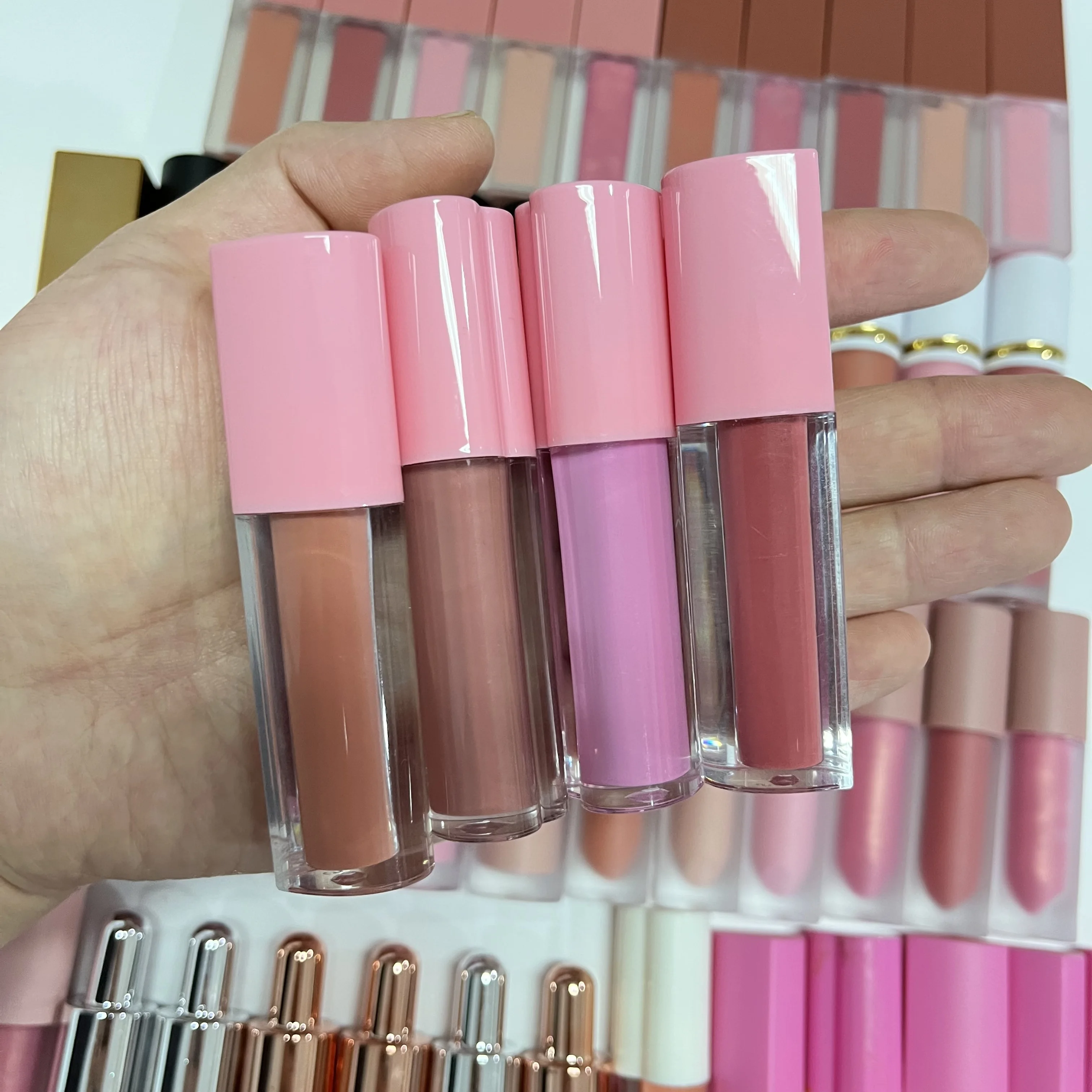 Popular face makeup custom heart shaped tube soft pinch liquid blush private label