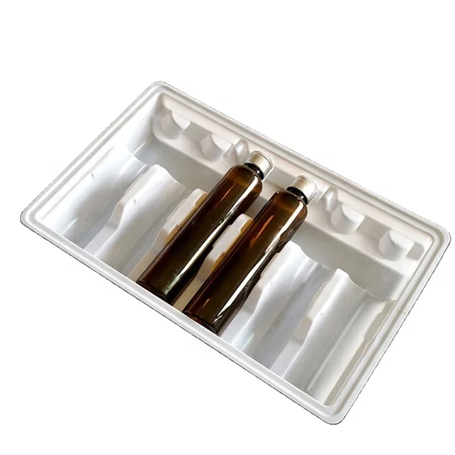 
Eco-friendly Transparent Plastic Ampoule Tray Disposable Medical Steroid 10ml Vial Box Blister Vial Pack 