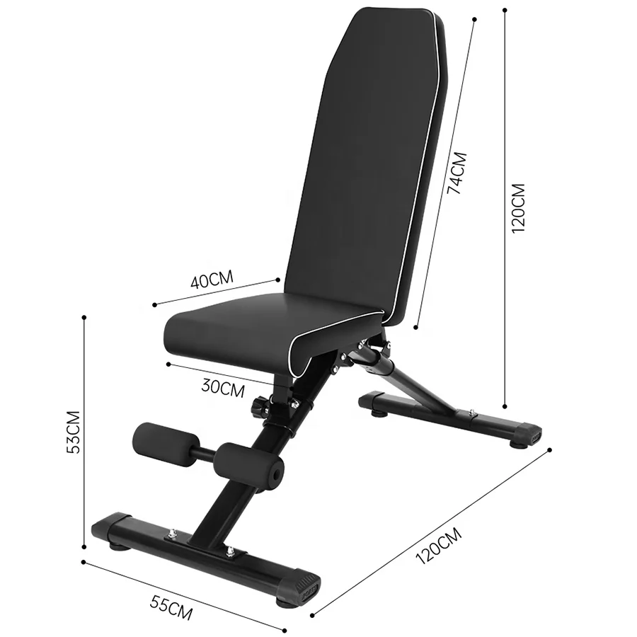 Weight Bench with Leg Extension Exercise, Combo Adjustable Bench Press, Ab Workout Bench and Squat Rack