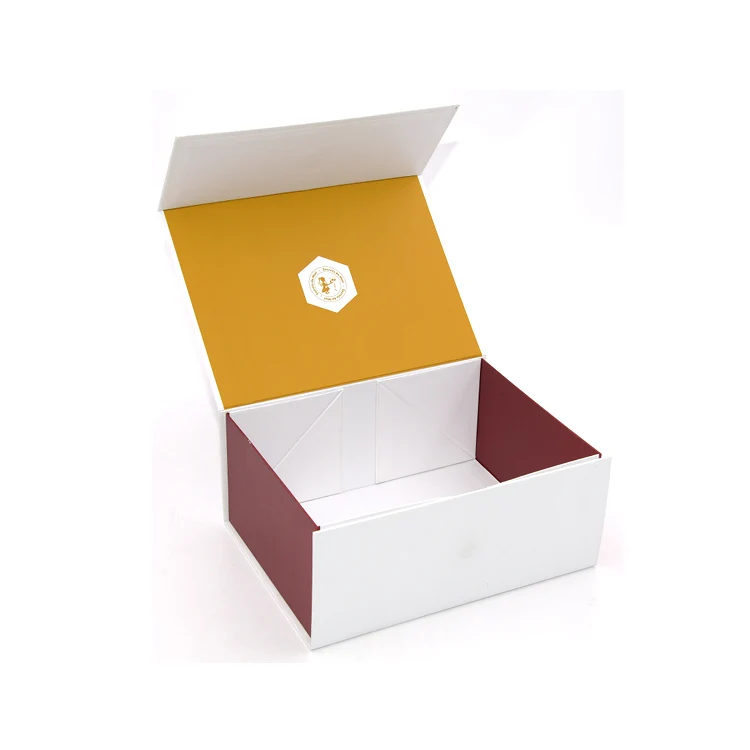 Custom Fashion Luxury Recycled Magnetic Gift Paper Box For Garments Gift Folding Clothing Boxes Crown win Packaging