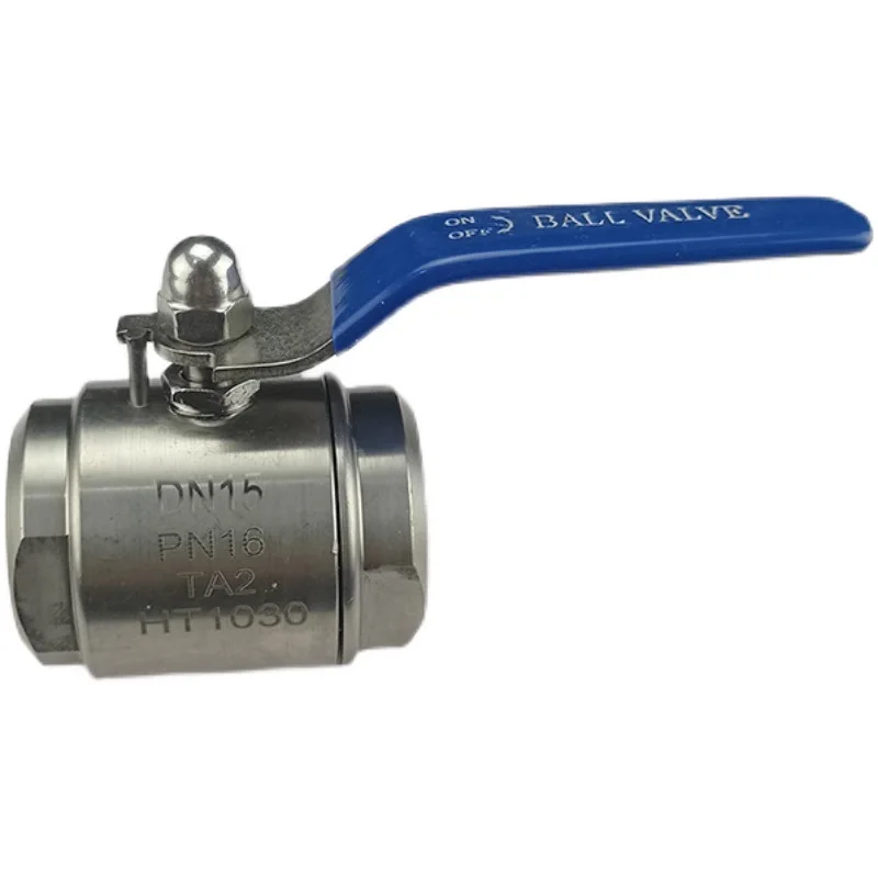 titanium TA2  dn15 thread ball valve