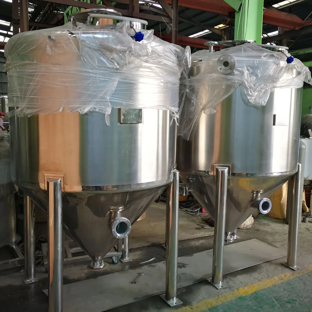 500l jacketed conical fermenter stainless steel beer fermentation tank