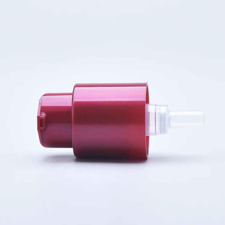 Wholesale 24/410 red plastic  cosmetic lotion cream pump