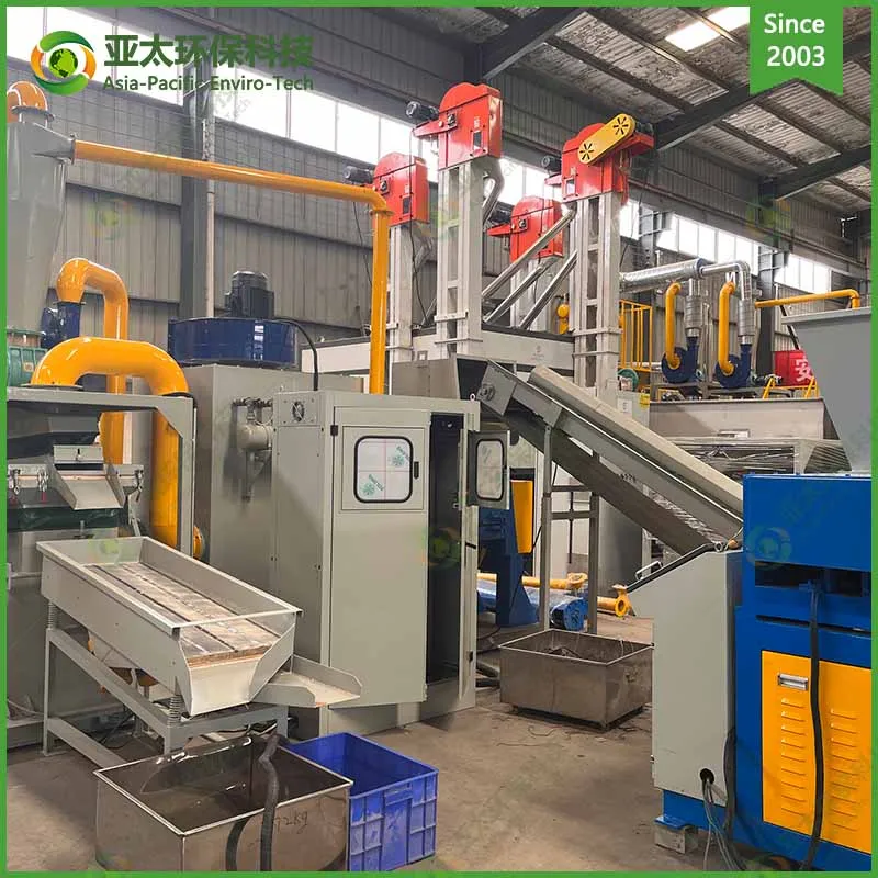 Middle Size Used Car Cable Wire Granulator Air Separator Recycling Automatic Cable Wire Recycling Machine Made in China