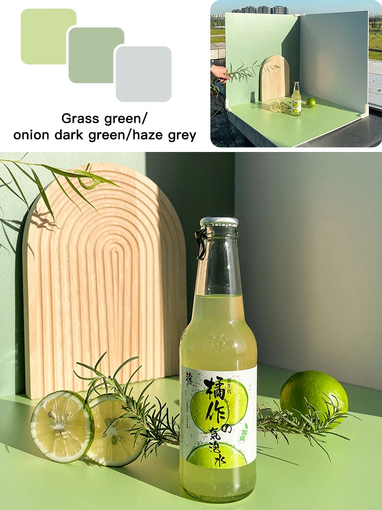 Wholesale YINGZHI  60*60cm Morandi Photography Background Studio Food Photography Solid Color Photo Background Plate