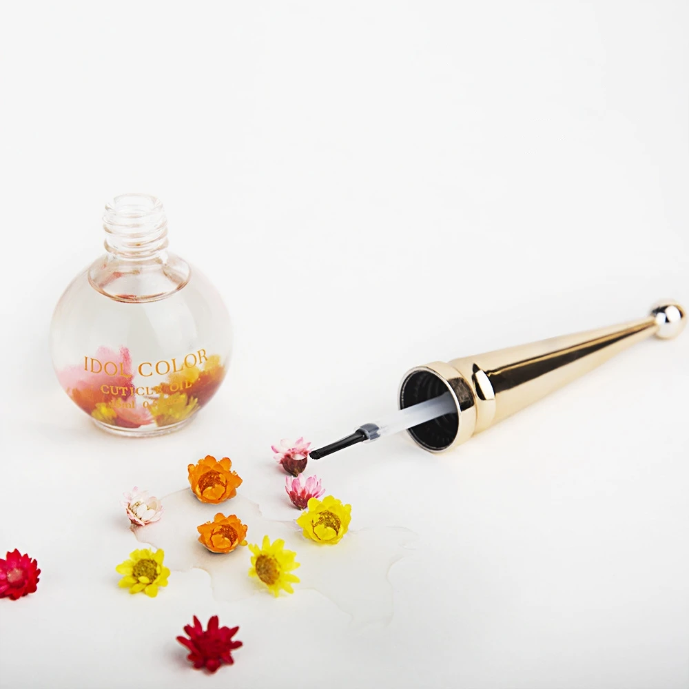 2024 Newest Luxury Organic Natural Cuticle Oil Natural Flower Puting Customized Nail Oil Cuticle For Finger And Toe Care