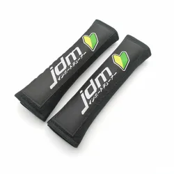 Auto Seat Belt Cover Shoulder Pad Wholesale Nylon Woven Label Emblem Race Refit Gift For Jdm Nissan Mazda Honda Car Accessories